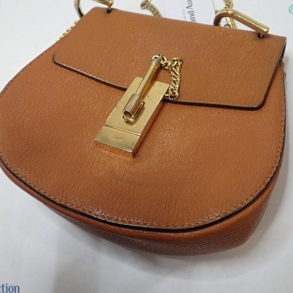 Chloe Drew leather chain Shoulder bag Brown - Picture 6 of 6